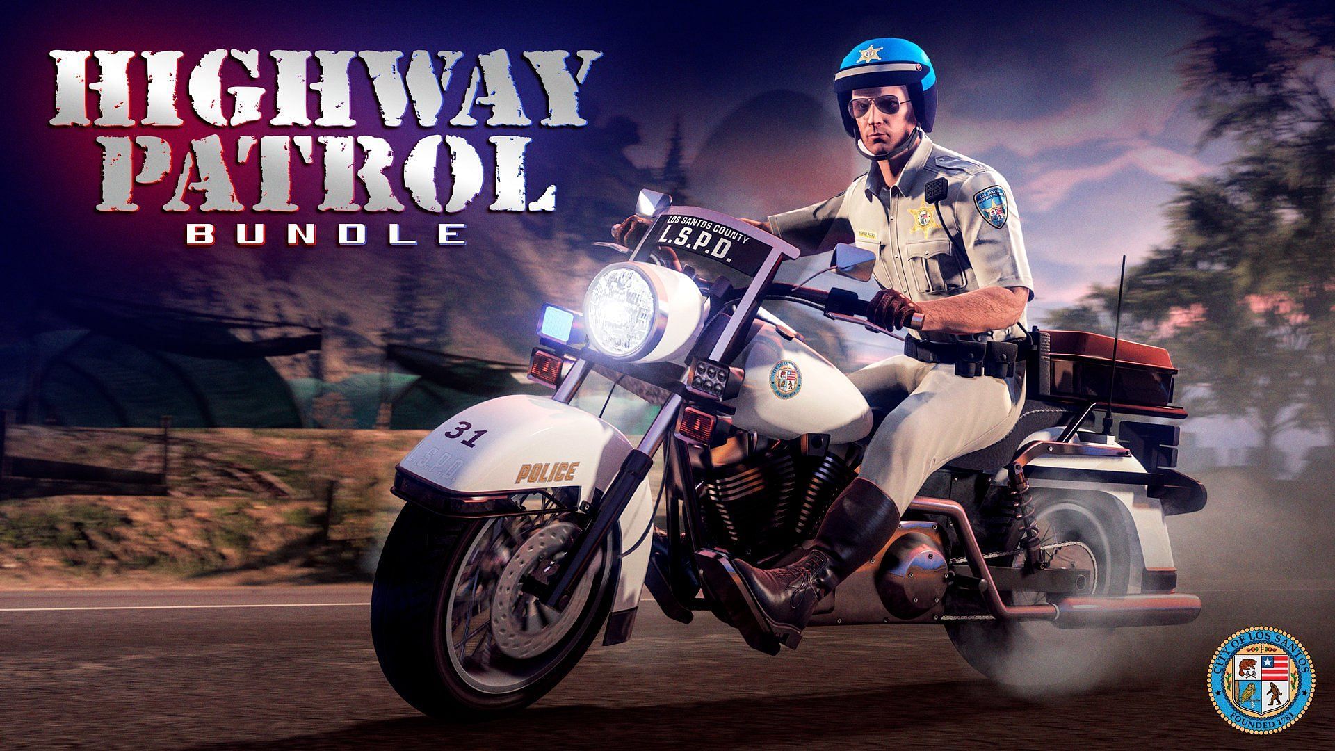 How to become a cop in GTA 5 Online: The Summer Highway Patrol Outfit (Image via Rockstar Games)